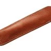 Aston Leather Single Slip Pen Pouch - Tan