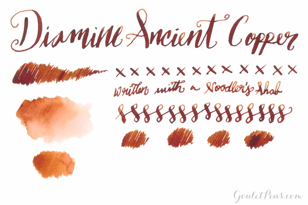 Diamine Ancient Copper - 30ml Bottled Ink - Image 10