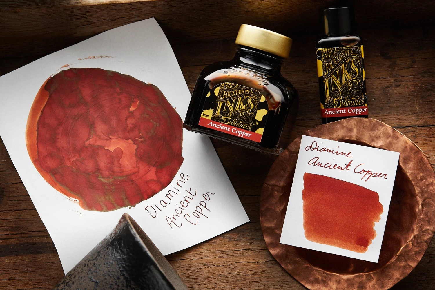 Diamine Ancient Copper - 30ml Bottled Ink - Image 5