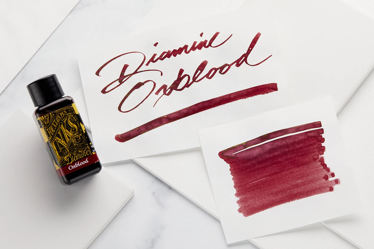 Diamine Oxblood - 30ml Bottled Ink - Image 2