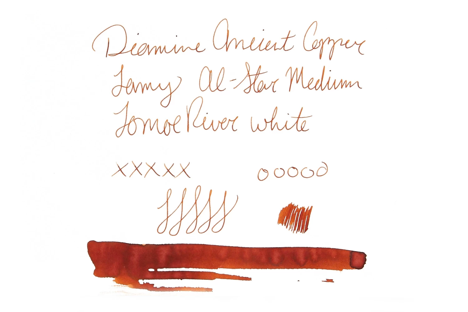 Diamine Ancient Copper - 30ml Bottled Ink - Image 2