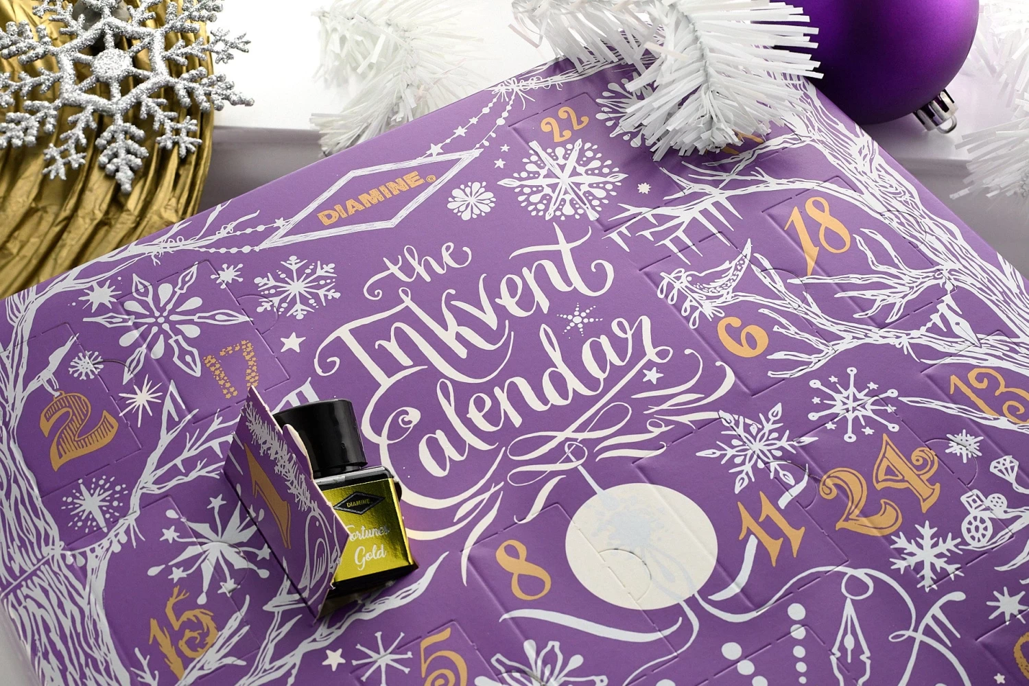 Diamine InkVent Calendar 2023 (Purple Edition) - Image 3