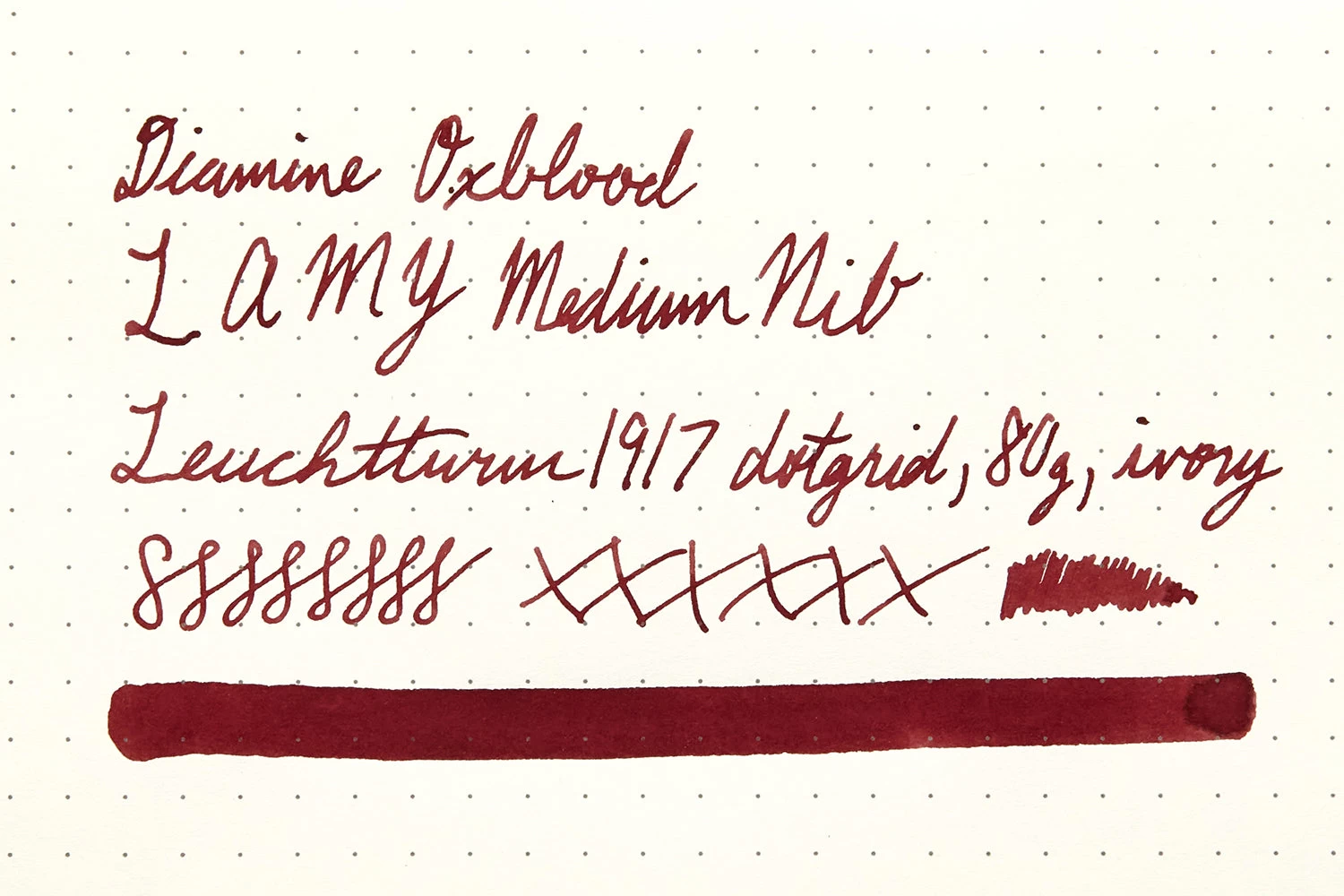 Diamine Oxblood - 30ml Bottled Ink - Image 10