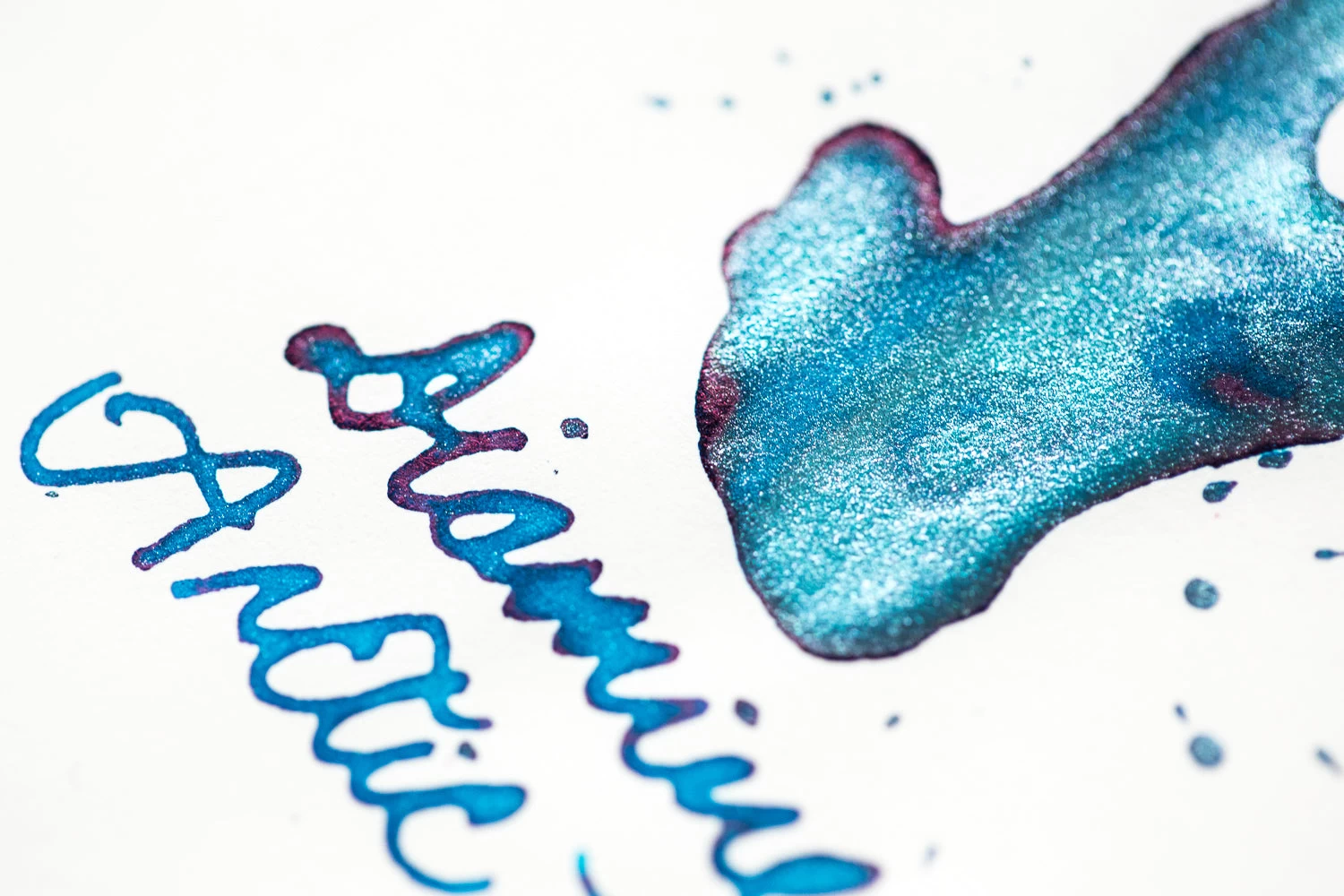Diamine Arctic Blue - 50ml Bottled Ink - Image 2