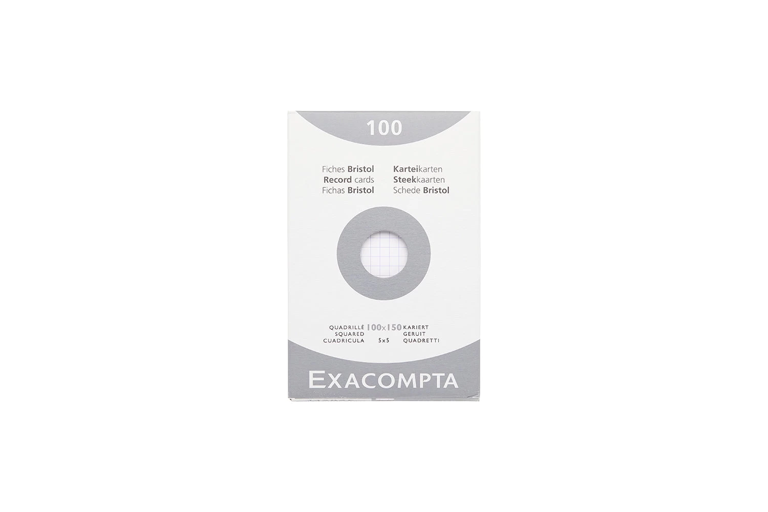 Exacompta White Index Cards (4 X 6) - Graph