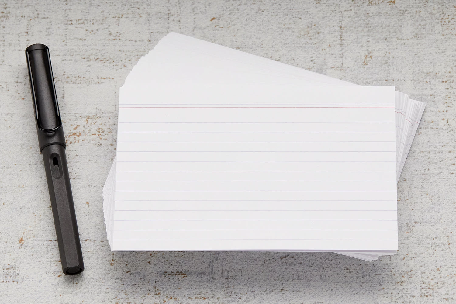 Exacompta White Index Cards (4 X 6) - Lined - Image 2