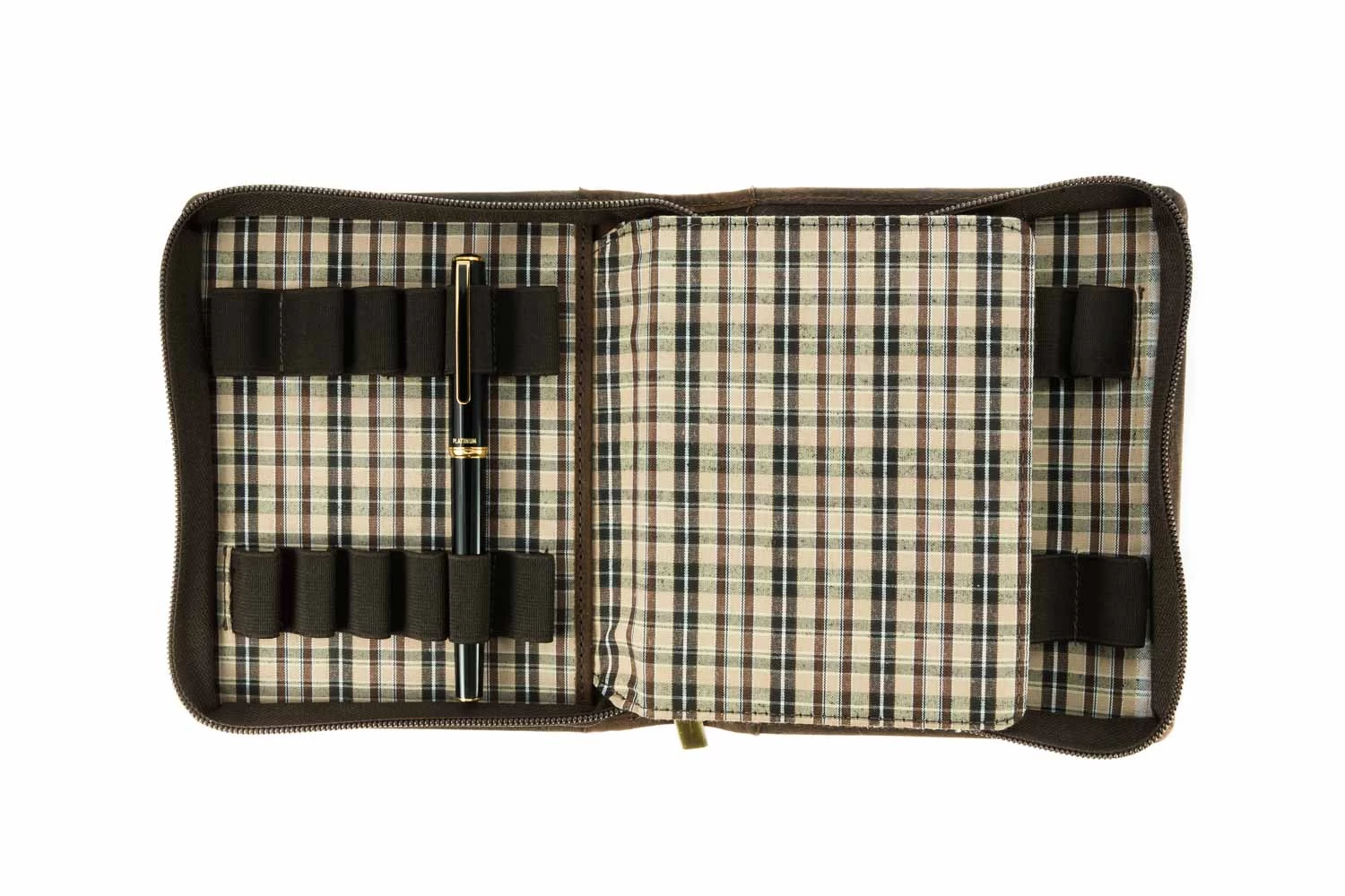 Girologio 12 Zippered Pen Case - Bomber Brown - Image 2