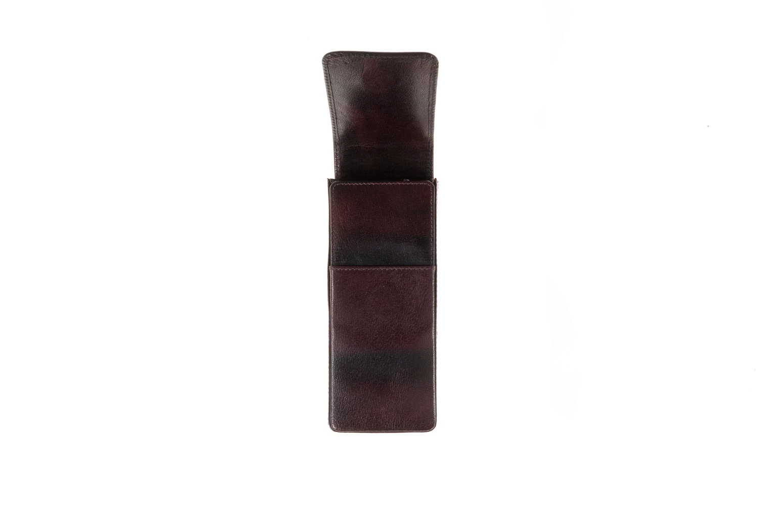 Girologio Triple Magnetic Closure Pen Case - Oxblood - Image 2