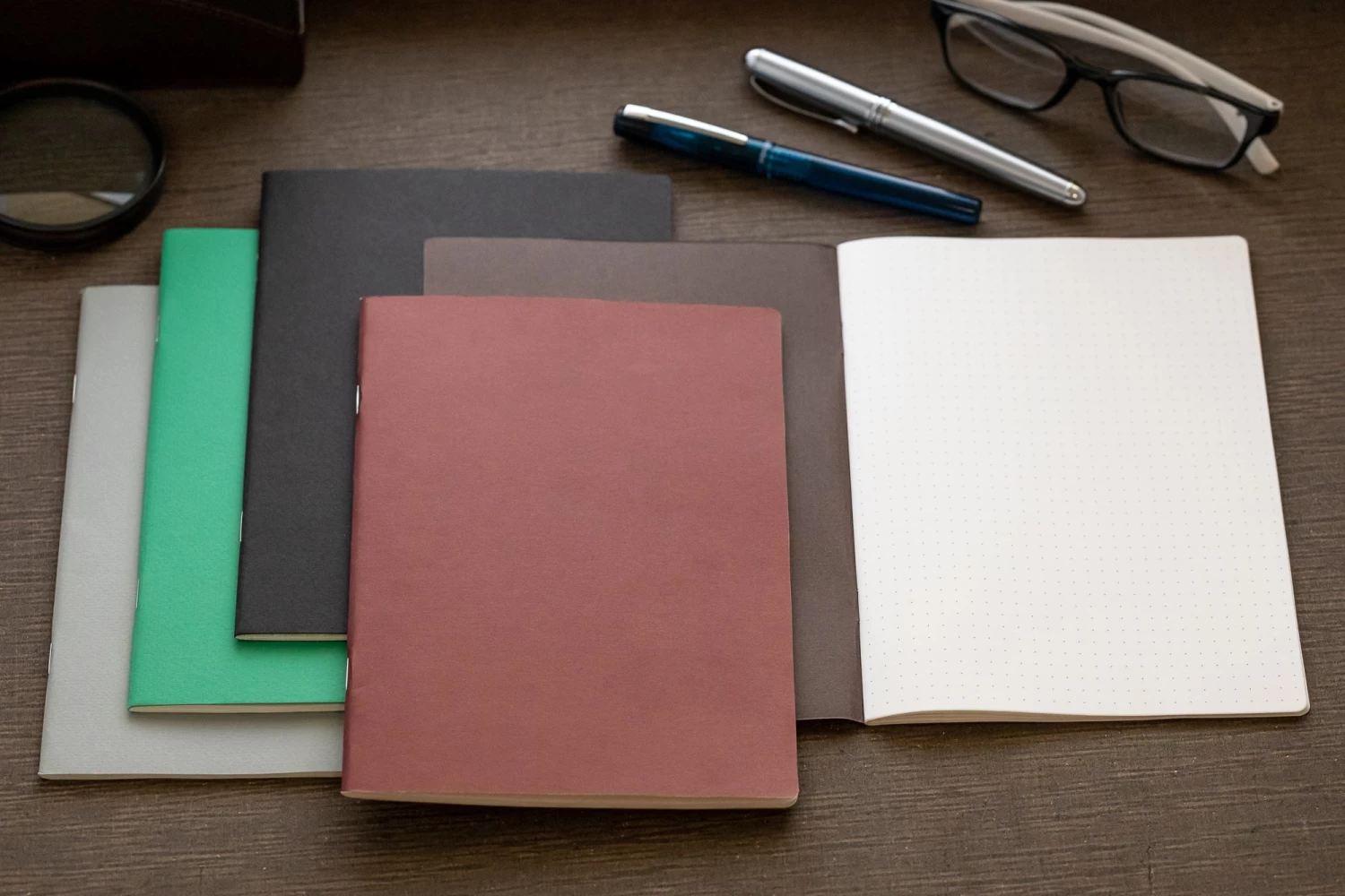 Goulet Notebook W/ 68gsm Tomoe River Paper - A5, Dot Grid - Image 6