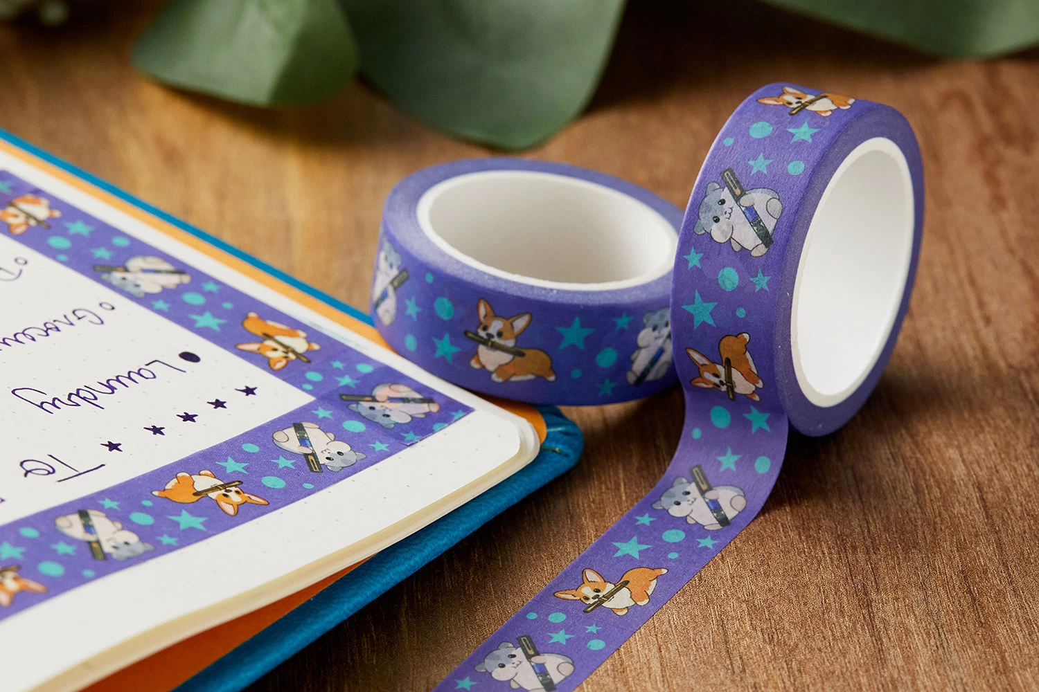 Goulet Washi Tape - Corgi & Hamster - Image 2
