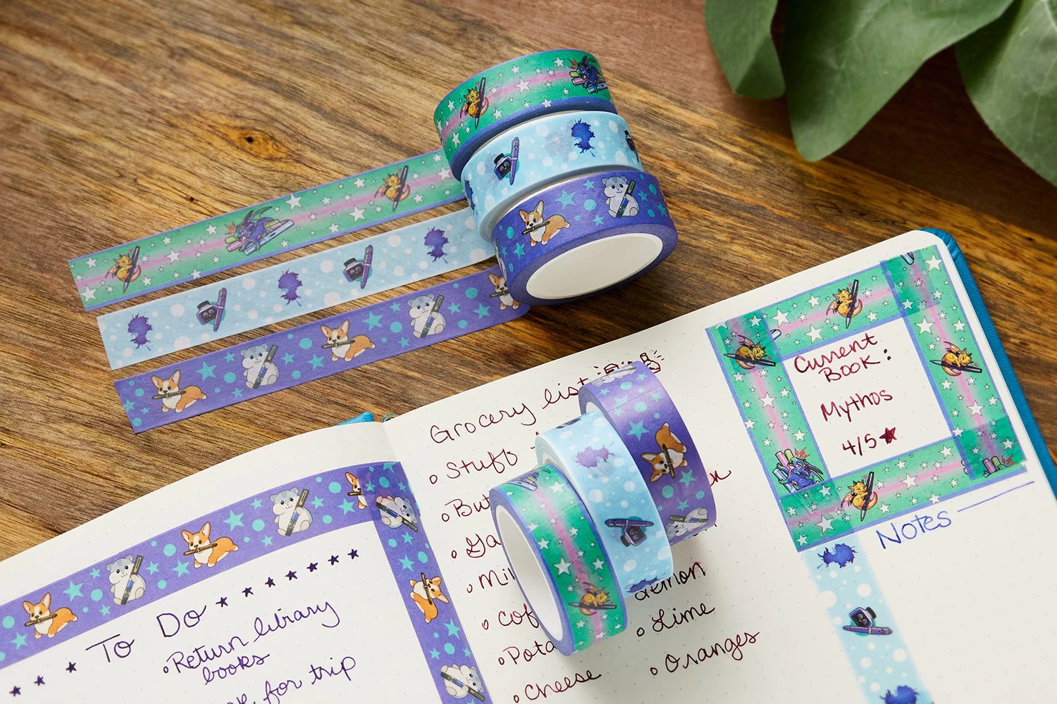 Goulet Washi Tape - Corgi & Hamster - Image 3