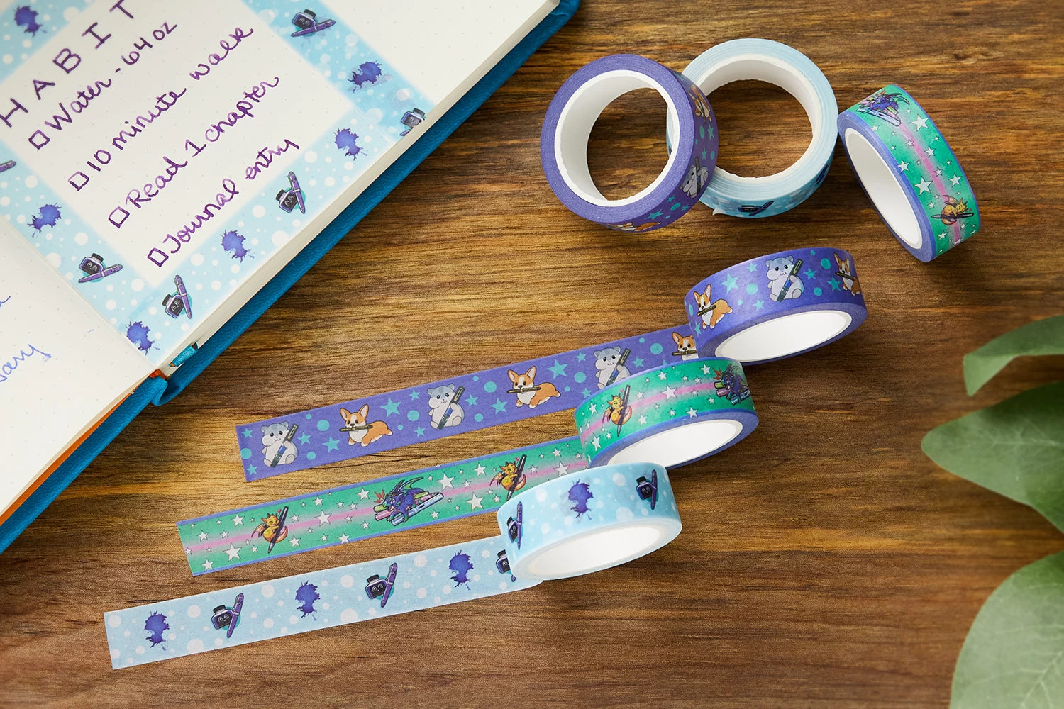 Goulet Washi Tape - Corgi & Hamster - Image 4