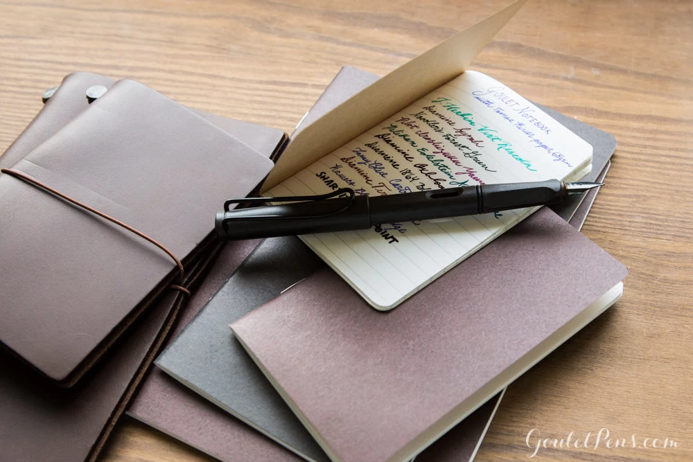 Goulet Notebook W/ 68gsm Tomoe River Paper - Passport TN, Dot Grid - Image 11