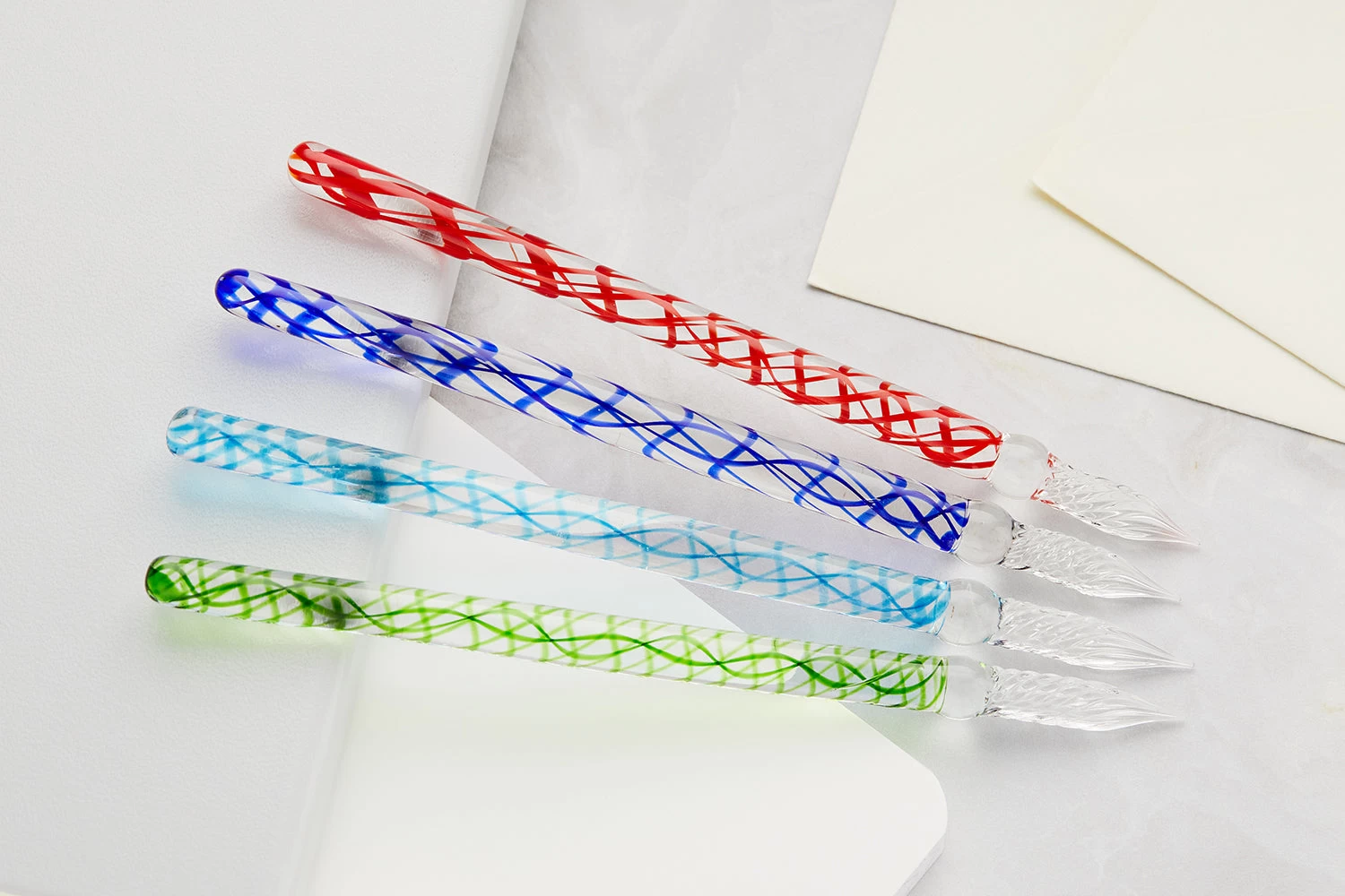 Herbin Straight Glass Dip Pen - Eclat De Saphir - Image 3