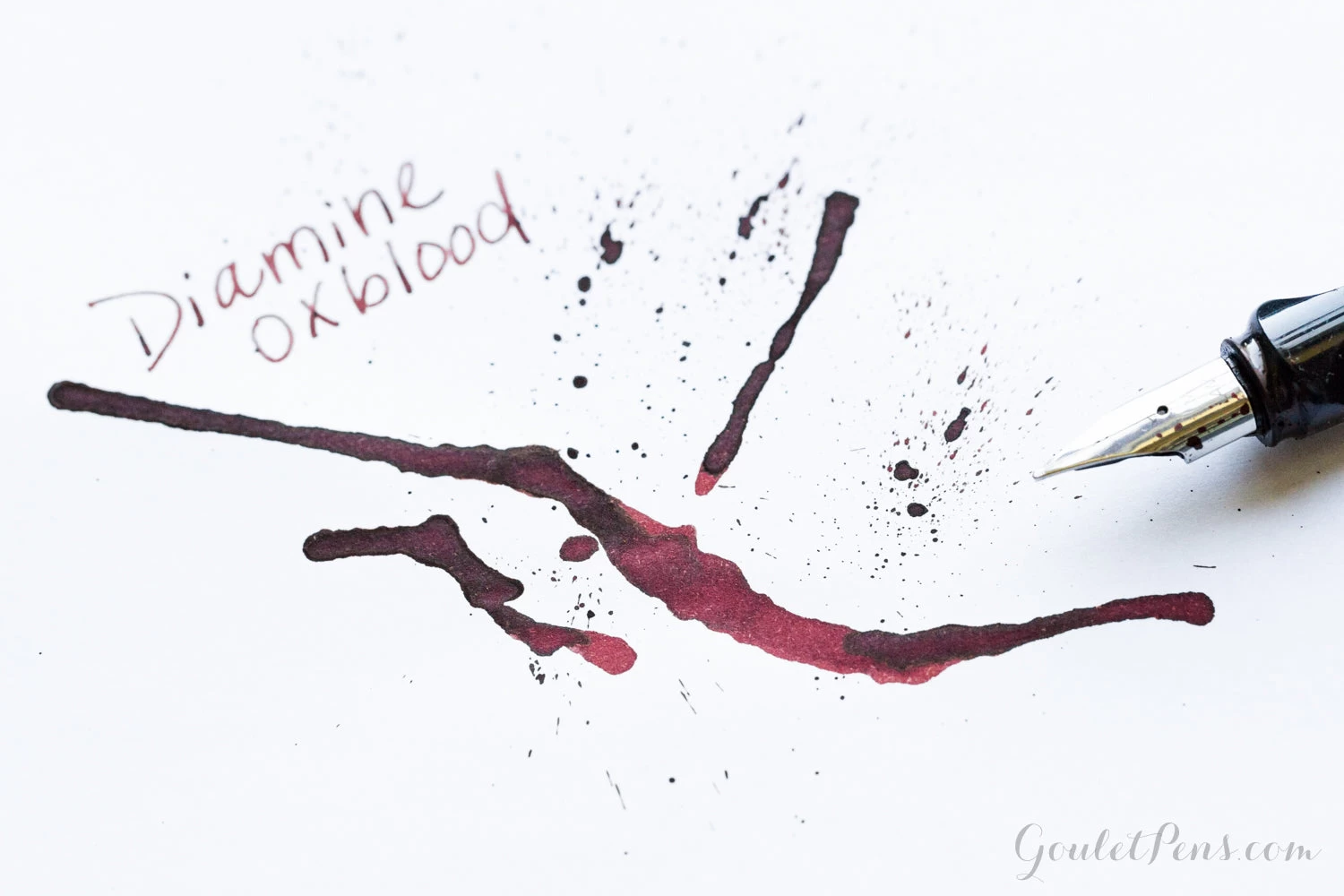 Diamine Oxblood - 30ml Bottled Ink - Image 13