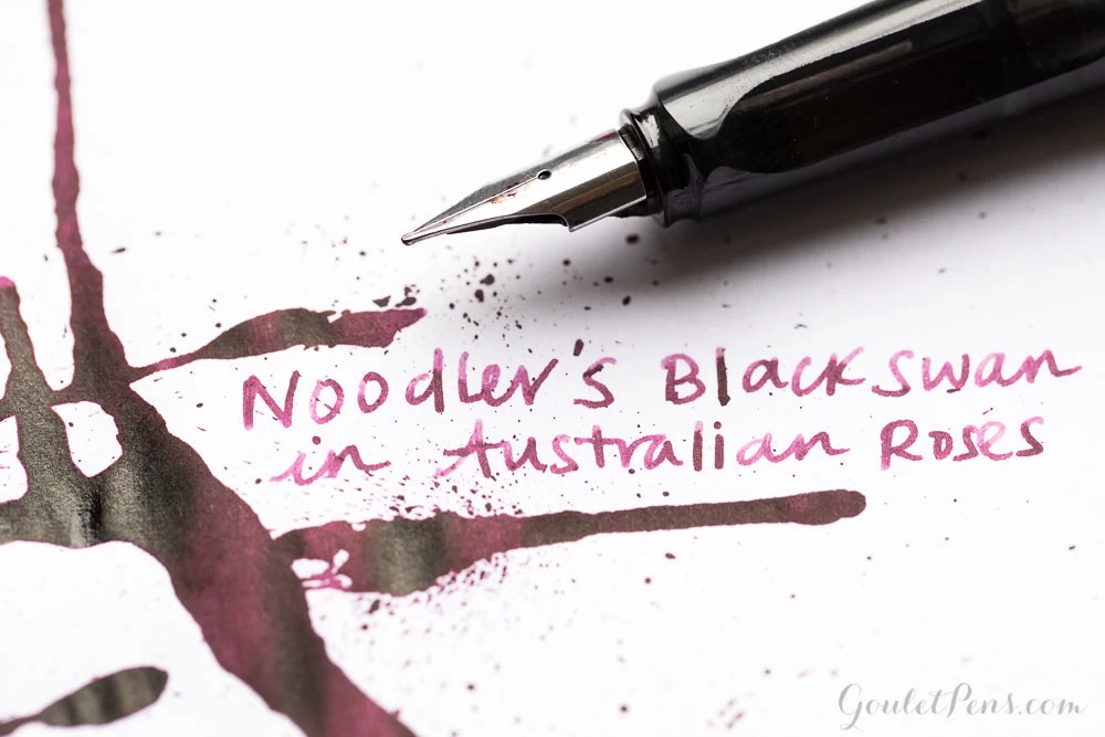 Noodler's Black Swan In Australian Roses - 3oz Bottled Ink - Image 2