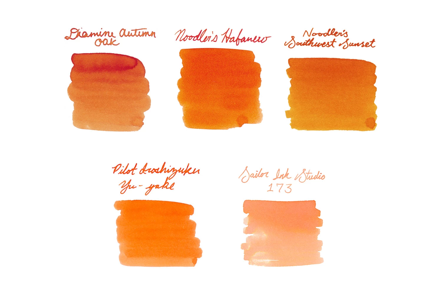 Orange Ink Sample Set - Image 3