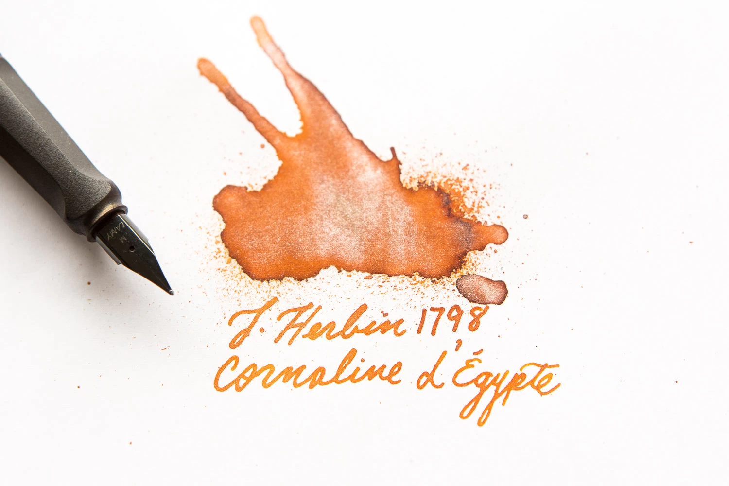Jacques Herbin 1798 Cornaline D'Egypte - 50ml Bottled Ink - Image 2