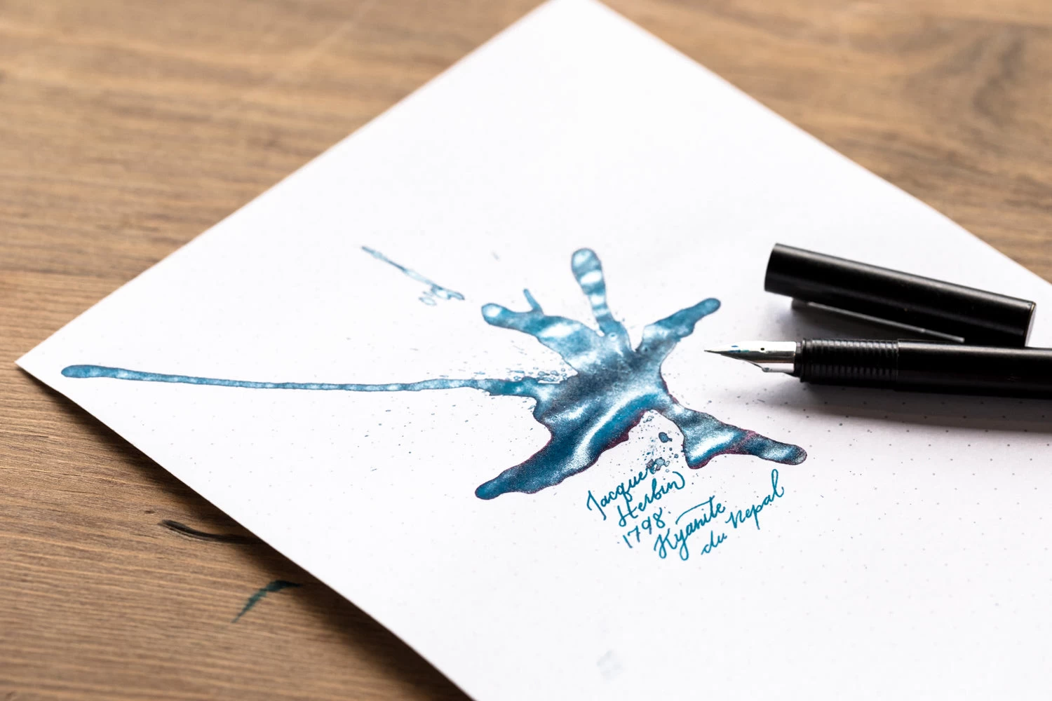 Jacques Herbin 1798 Kyanite Du Nepal - Ink Sample - Image 8