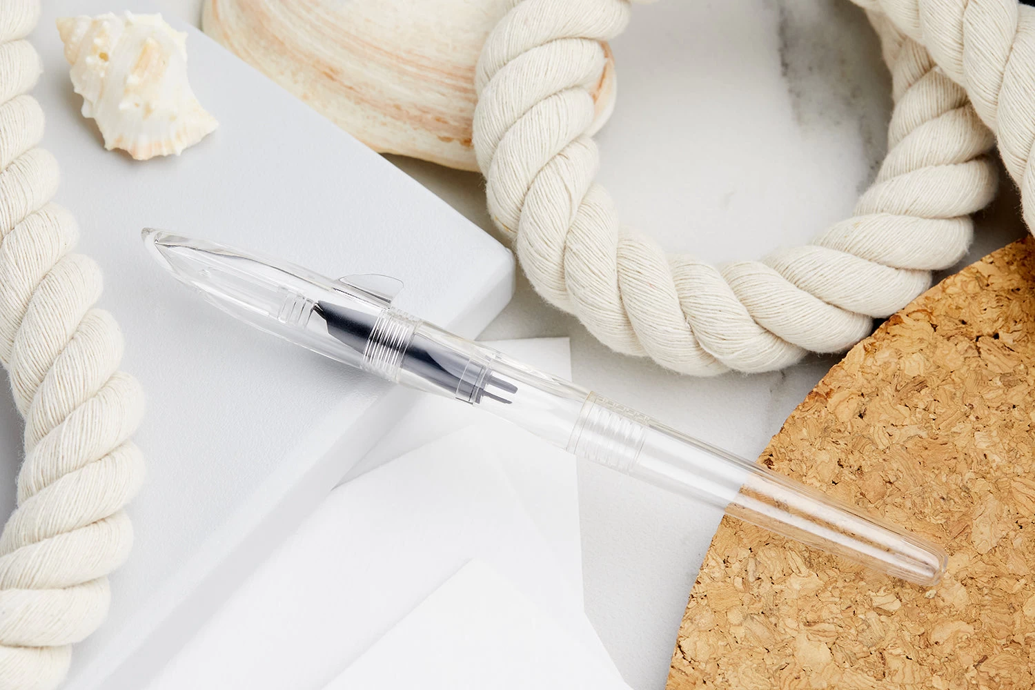 Jinhao 993 Shark Fountain Pen - Transparent - Image 7