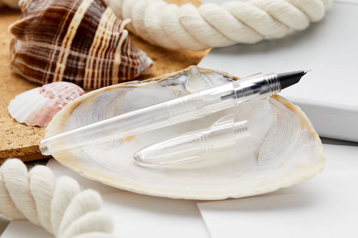 Jinhao 993 Shark Fountain Pen - Transparent - Image 8