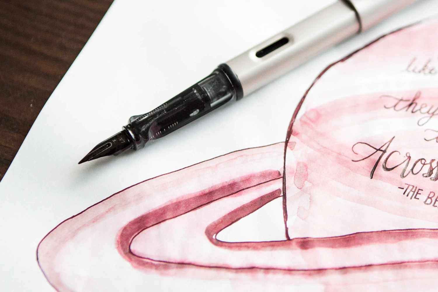 LAMY Lx Fountain Pen - Palladium - Image 8