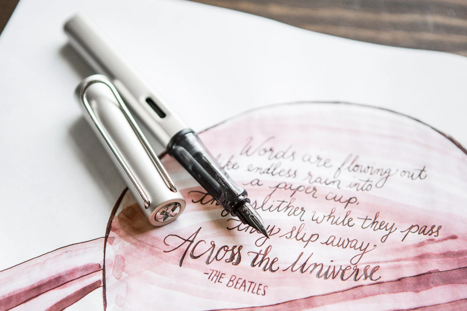 LAMY Lx Fountain Pen - Palladium - Image 9