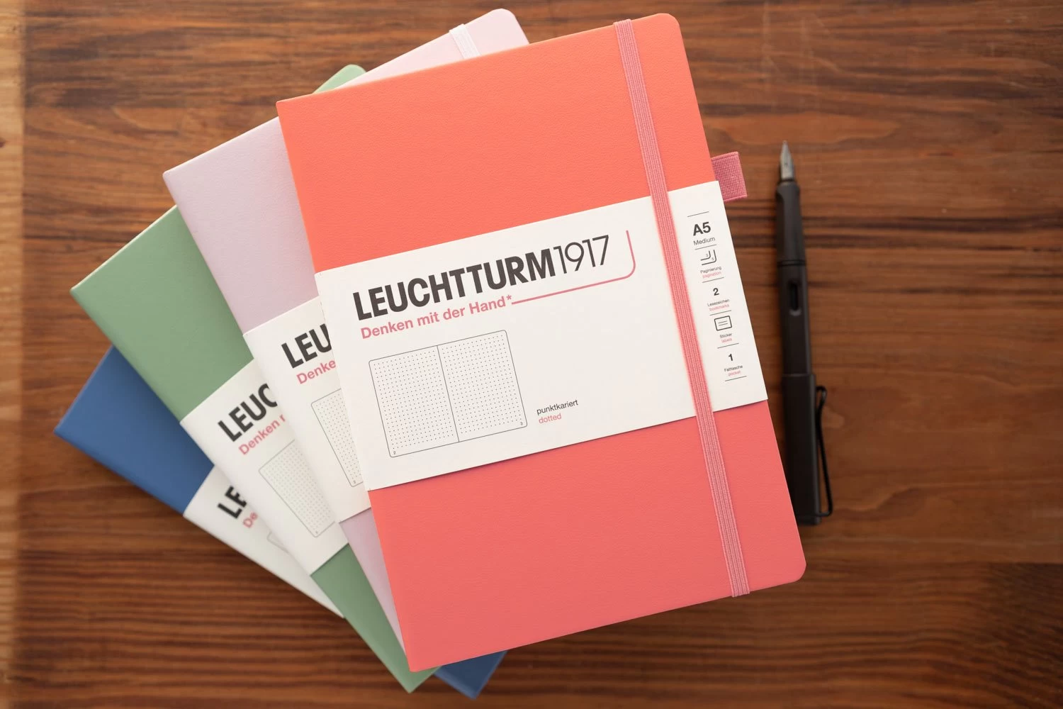 Leuchtturm1917 Medium A5 Notebook - Powder, Dot Grid - Image 4