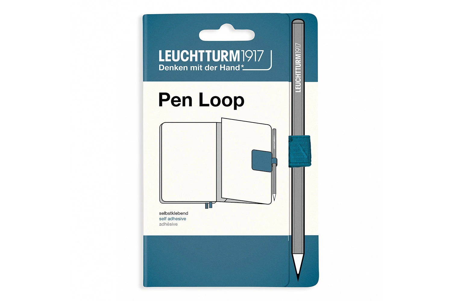 Leuchtturm1917 Pen Loop - Stone Blue - Image 2