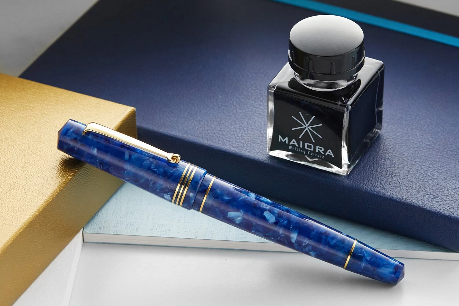 Maiora Capsule Fountain Pen - Blue Mare (Limited Edition) - Image 2