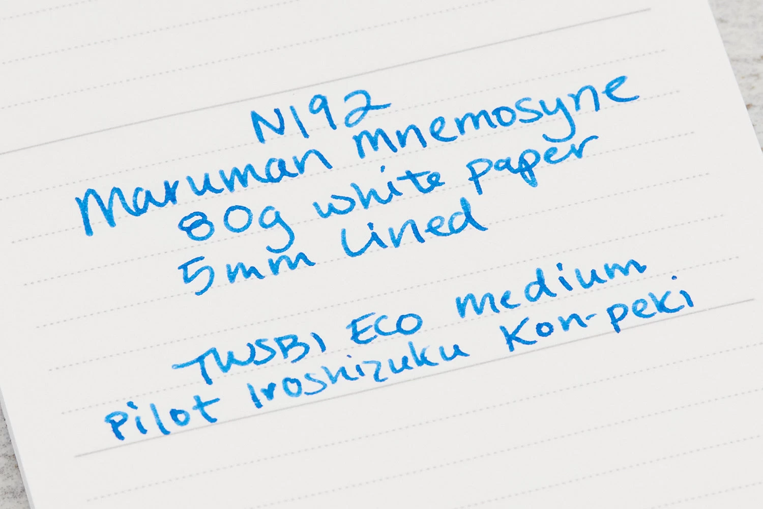Maruman Mnemosyne N192 B7 Notepad - Lined - Image 5
