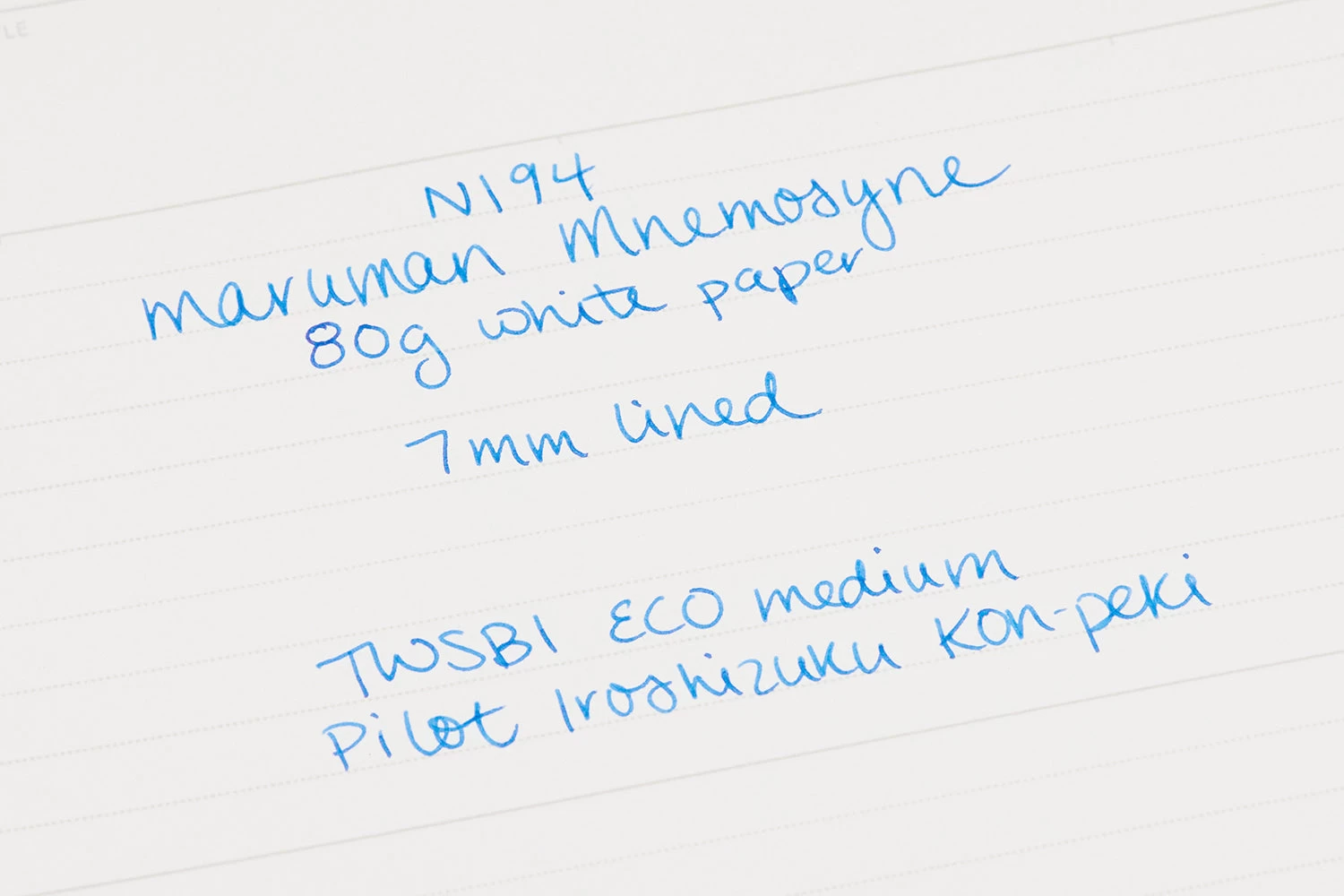 Maruman Mnemosyne N194 B5 Notebook - Lined - Image 5