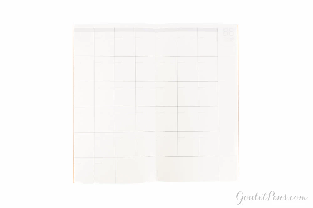 Traveler's Notebook Regular Refill 017 - Monthly Planner - Image 2