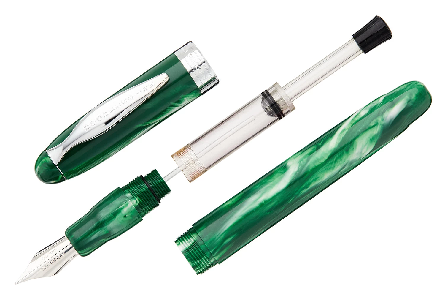 Noodler's Ahab Flex Fountain Pen - Jade - Image 3