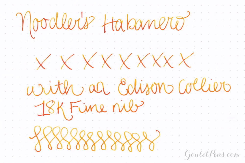 Noodler's Habanero - 3oz Bottled Ink - Image 11
