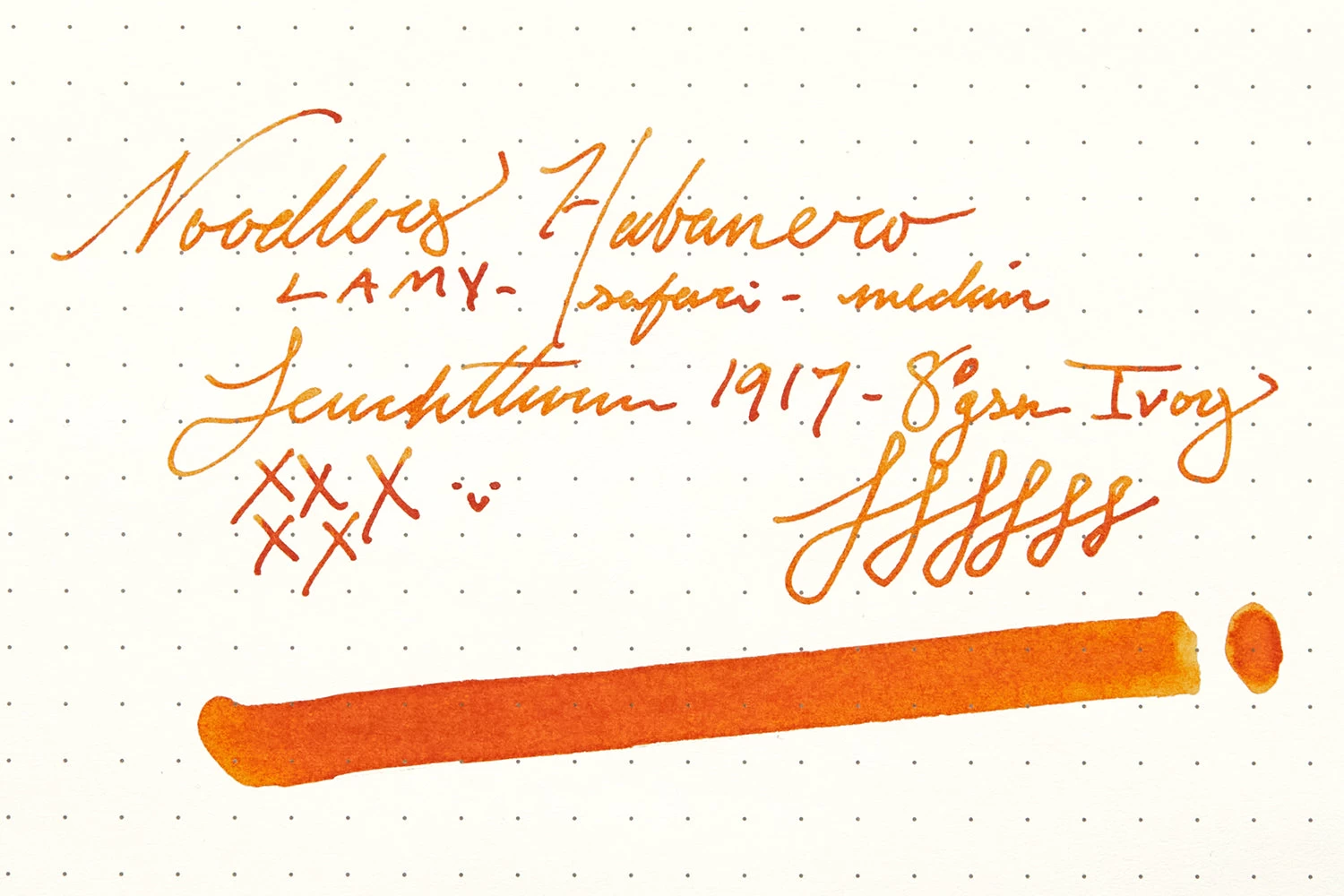 Noodler's Habanero - 3oz Bottled Ink - Image 8