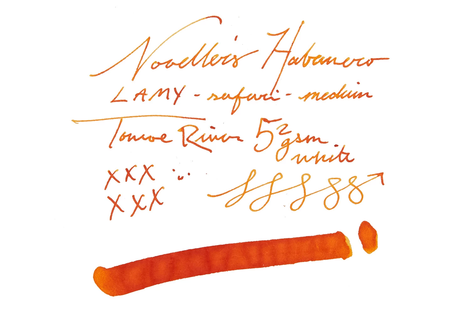 Noodler's Habanero - 3oz Bottled Ink - Image 7