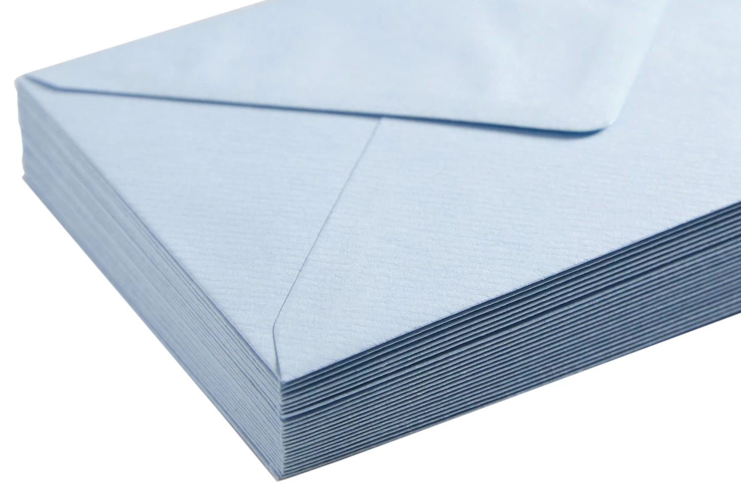 Original Crown Mill Classic Laid Small Envelopes - Light Blue - Image 4