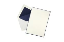Original Crown Mill Bicolor A5 Correspondence Set - Cream/Navy