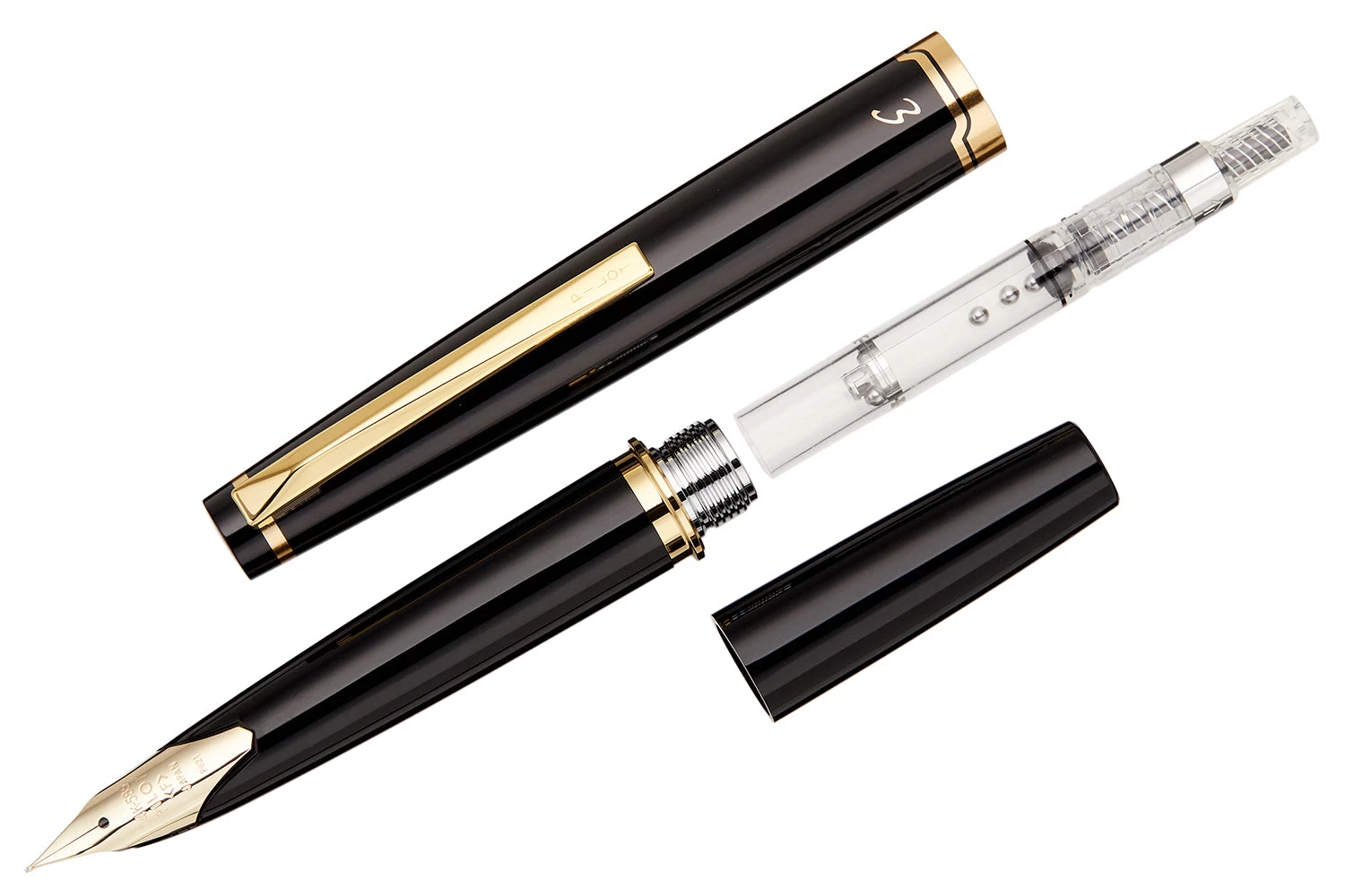 Pilot E95s Fountain Pen - Black - Image 3