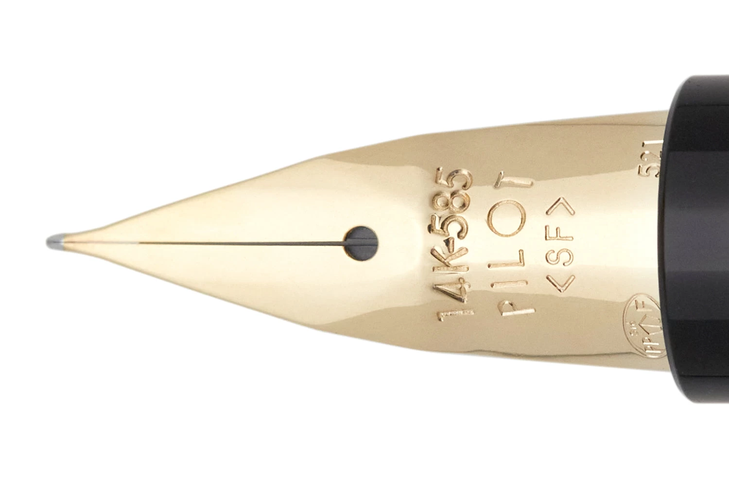 Pilot Falcon Fountain Pen - Black/Gold - Image 4