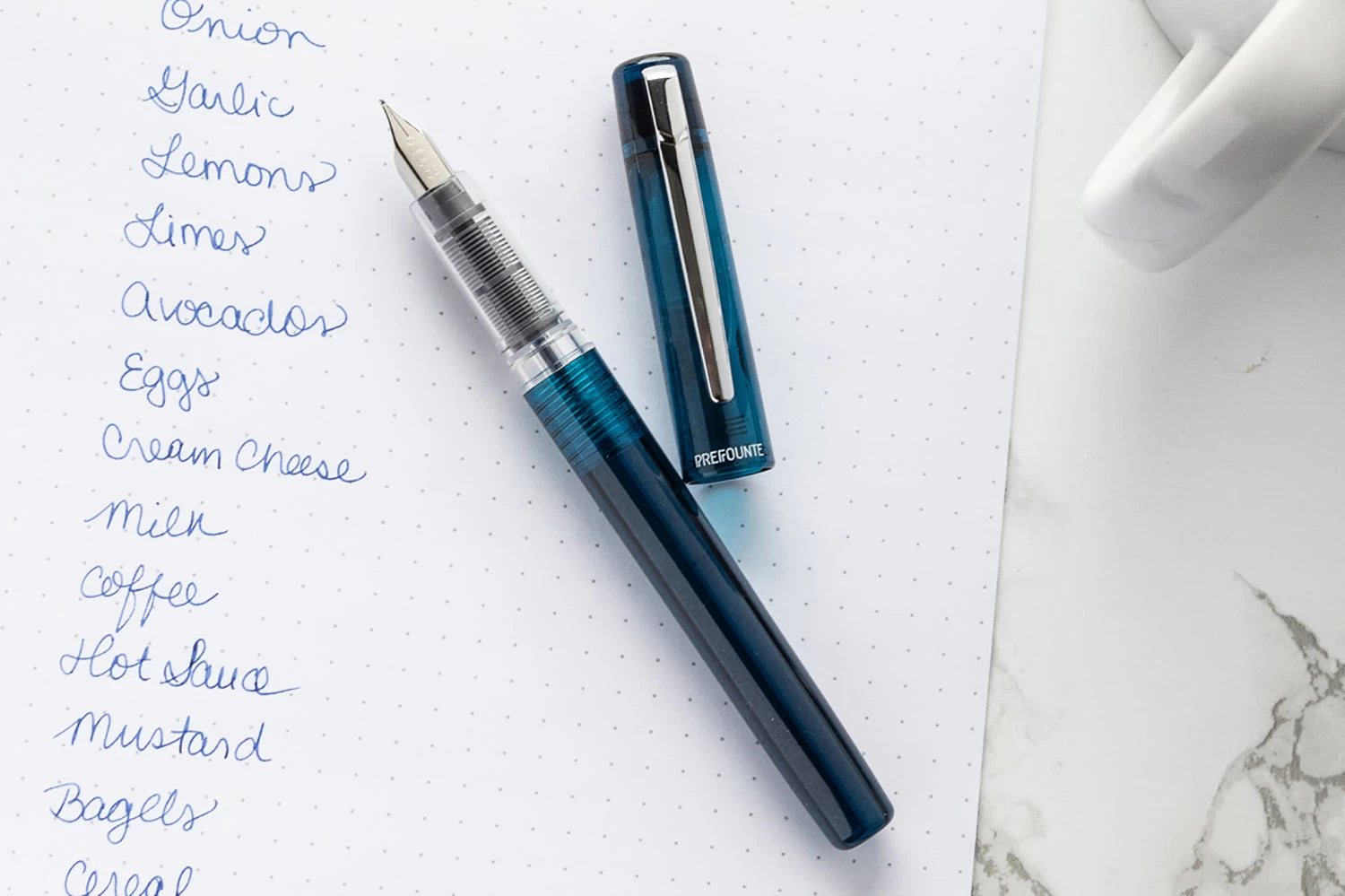 Platinum Prefounte Fountain Pen - Night Sea - Image 6