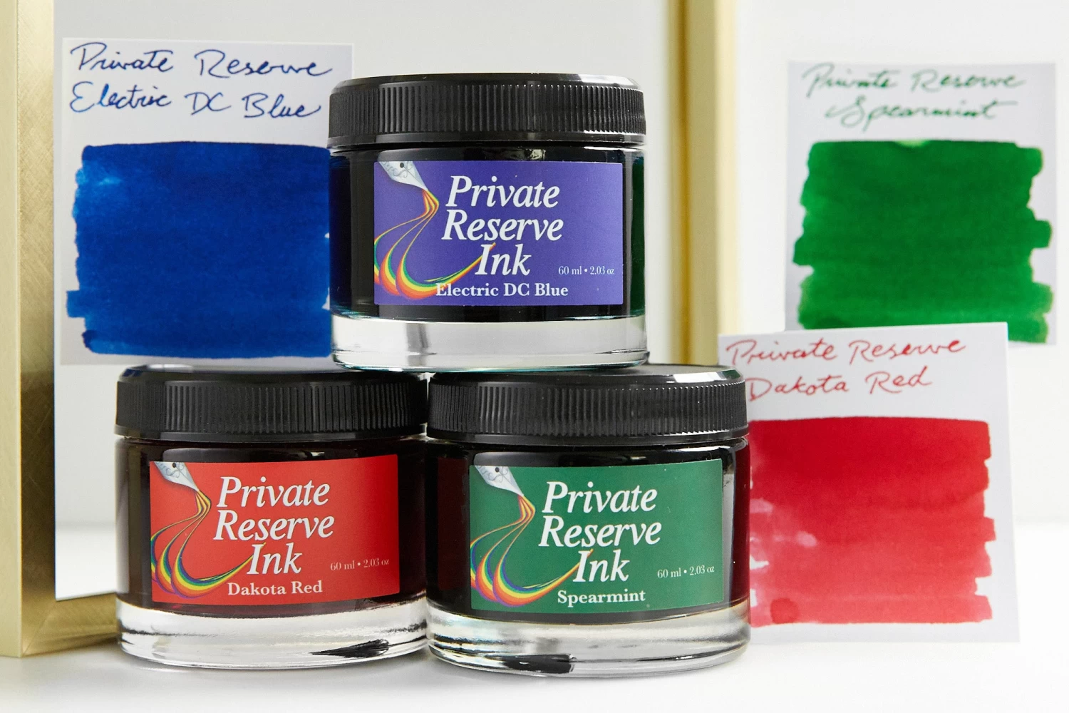 Private Reserve Electric DC Blue - 60ml Bottled Ink - Image 4