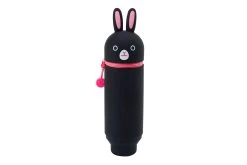 PuniLabo Stand Up Pen Case - Black Rabbit