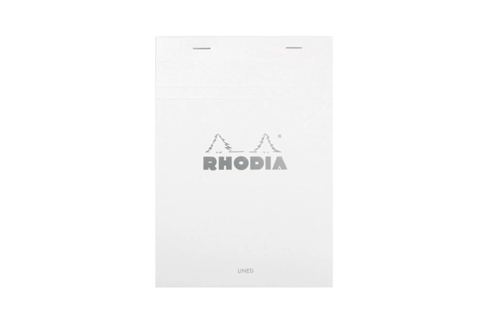 Rhodia No. 16 A5 Notepad - Ice White, Lined