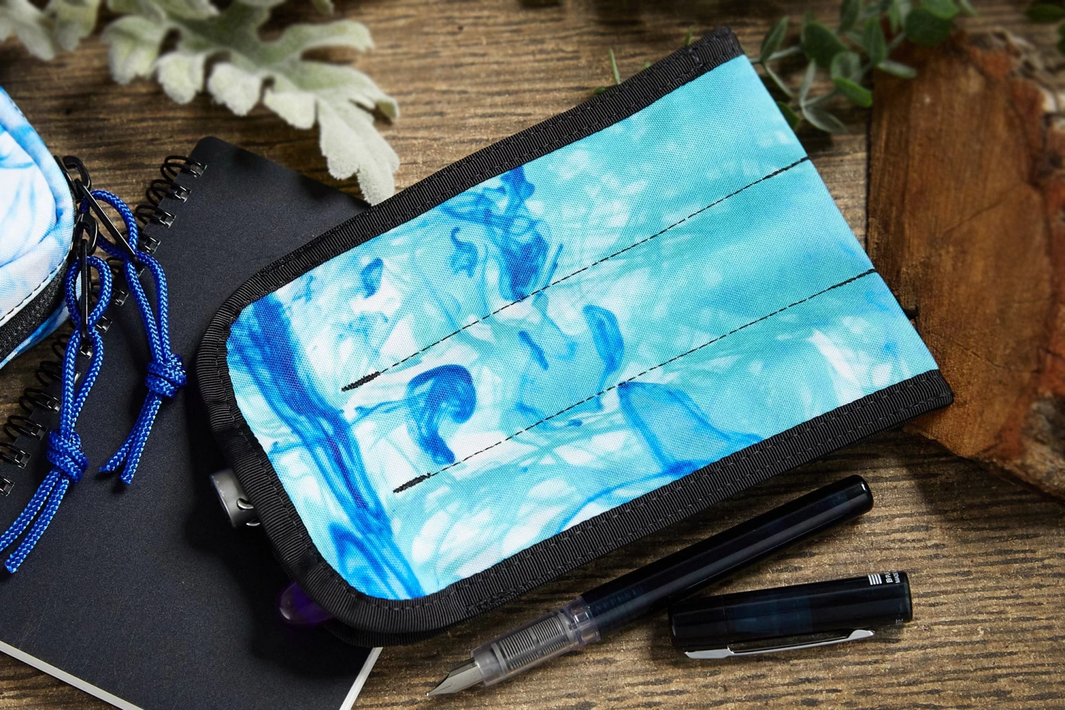 Rickshaw Bagworks 3 Pen Long Coozy - Inky Turquoise - Image 4