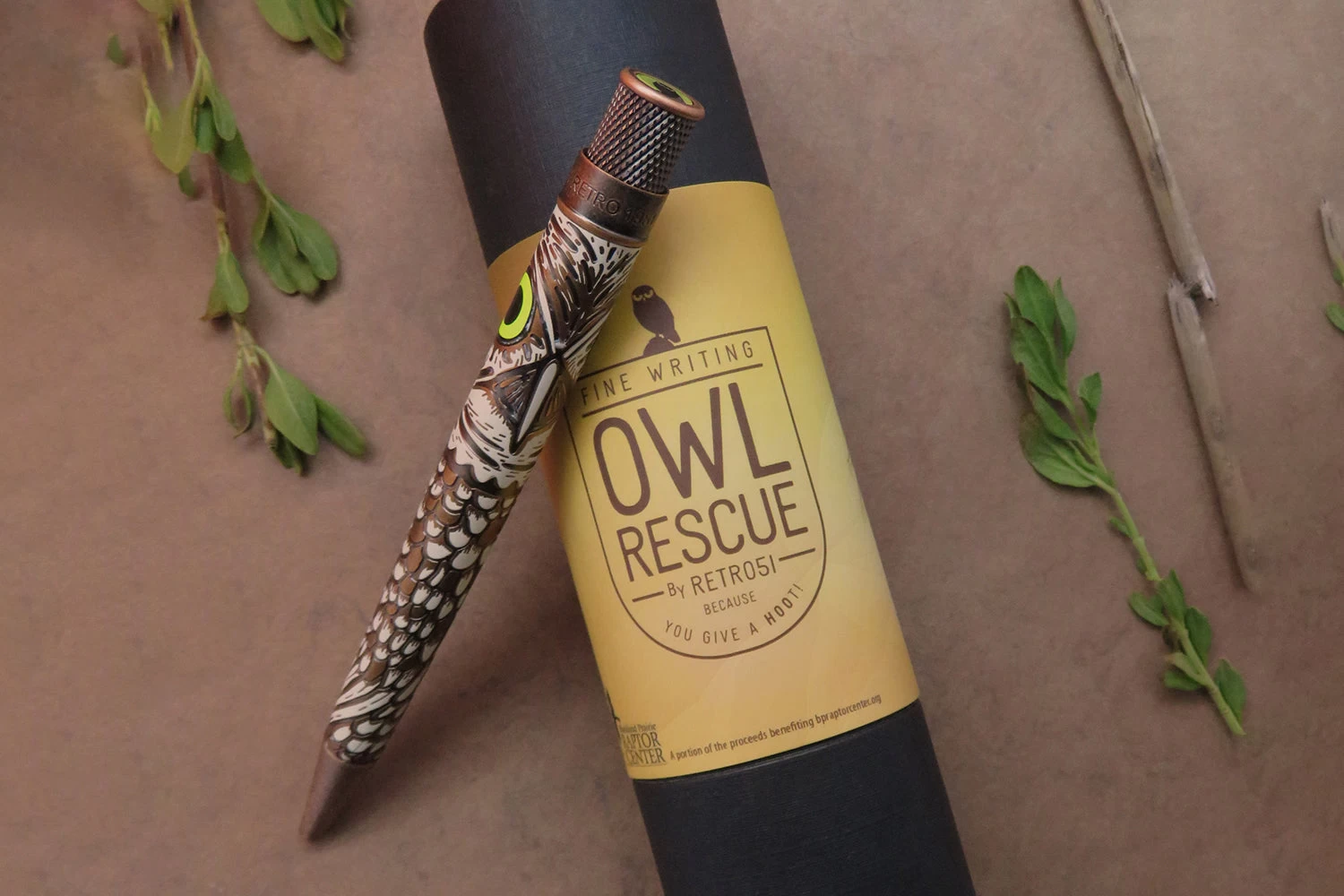 Retro 51 Tornado Rollerball Pen - Owl Rescue - Image 6