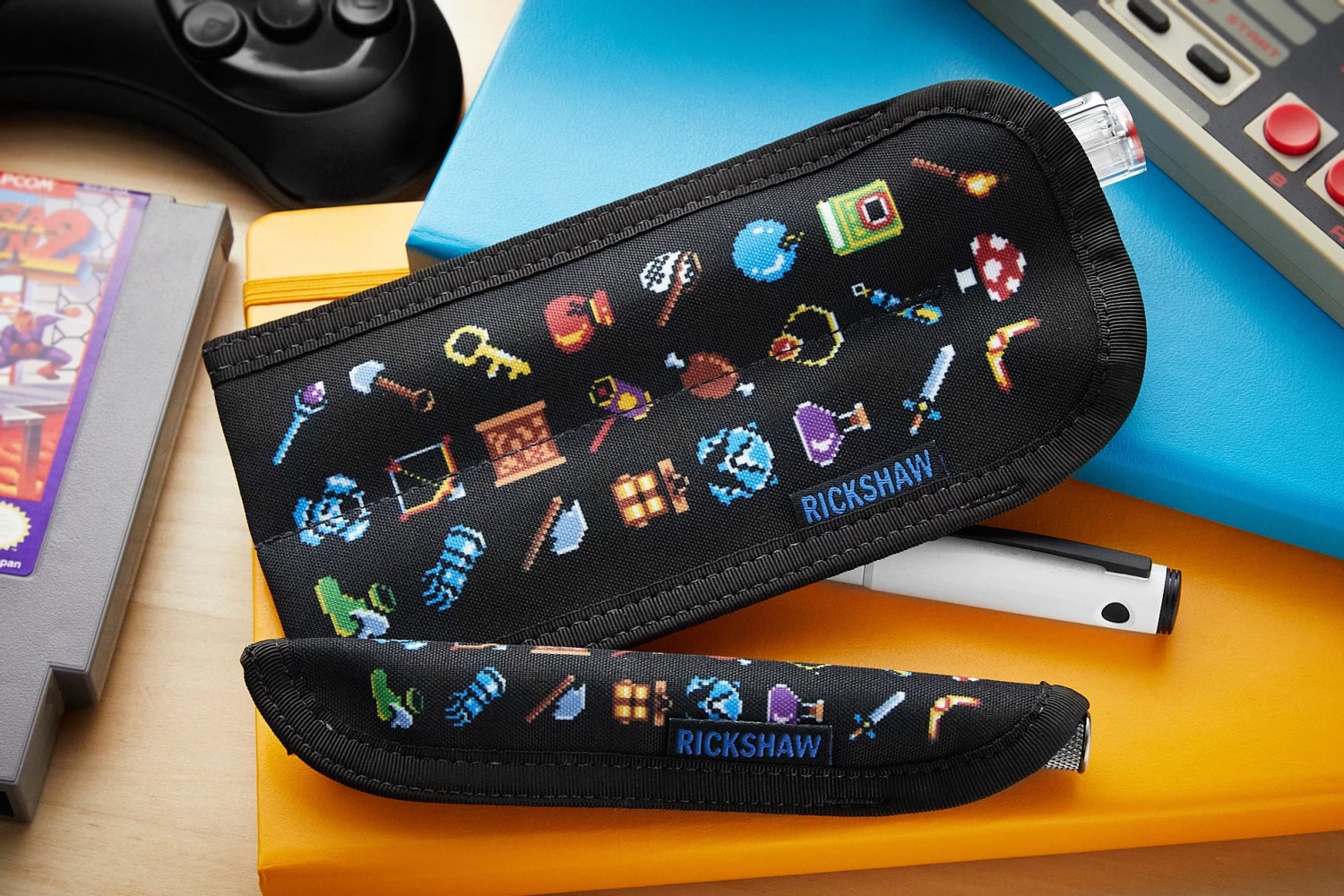 Retro 51 X Rickshaw Bagworks 1 Pen Sleeve - 8-Bit Inventory - Image 5