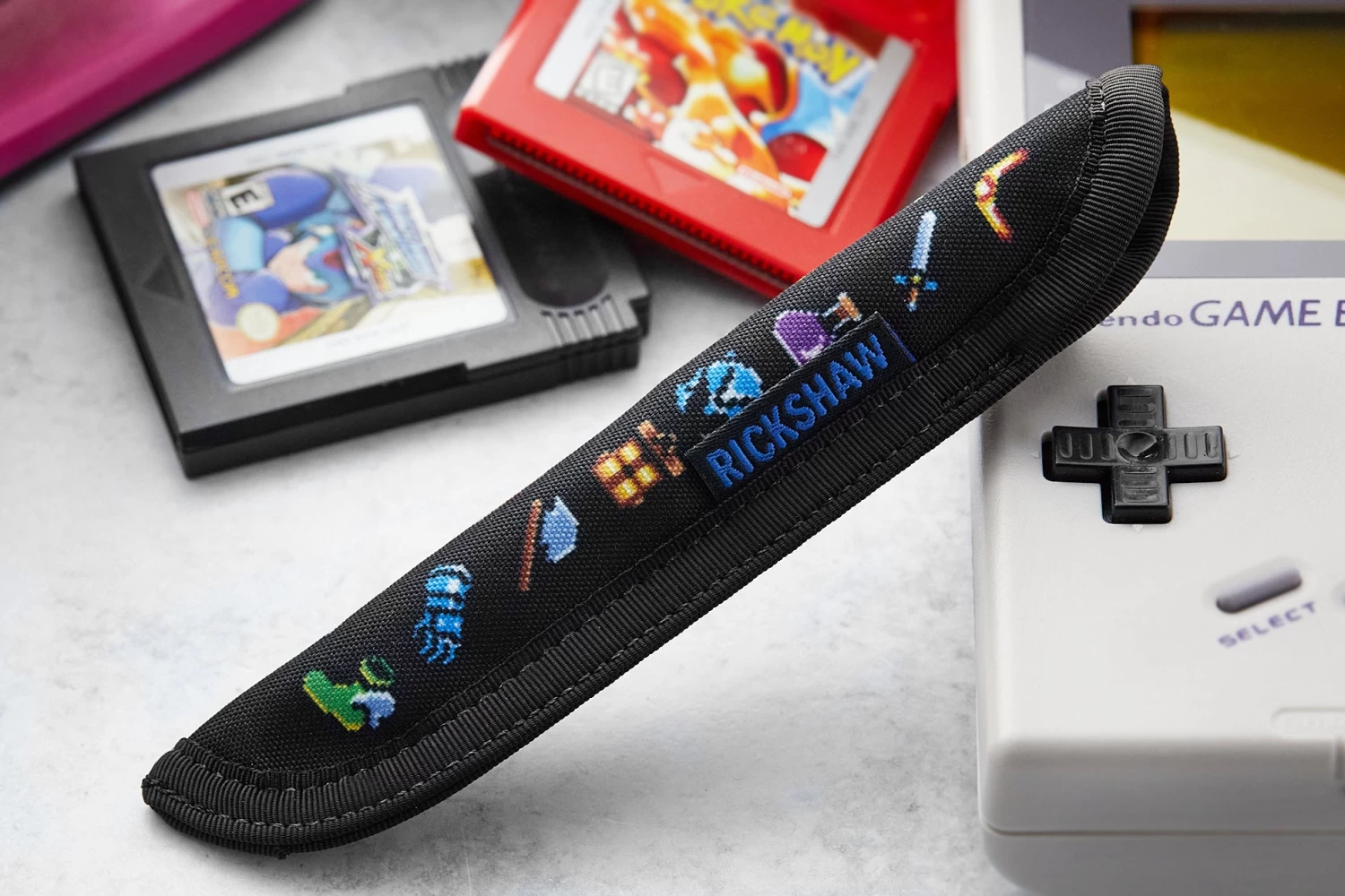 Retro 51 X Rickshaw Bagworks 1 Pen Sleeve - 8-Bit Inventory - Image 2