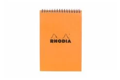 Rhodia No. 16 Top Wirebound A5 Notepad - Orange, Lined